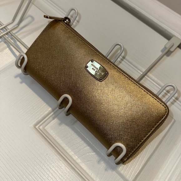Michael Kors Handbags - Michael Kors Gold Women's Wallet